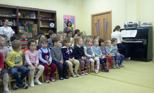 Концерты учащихся школы в детских садах №907 и №789 проводит преподаватель школы Тер-Саакян М.Г.